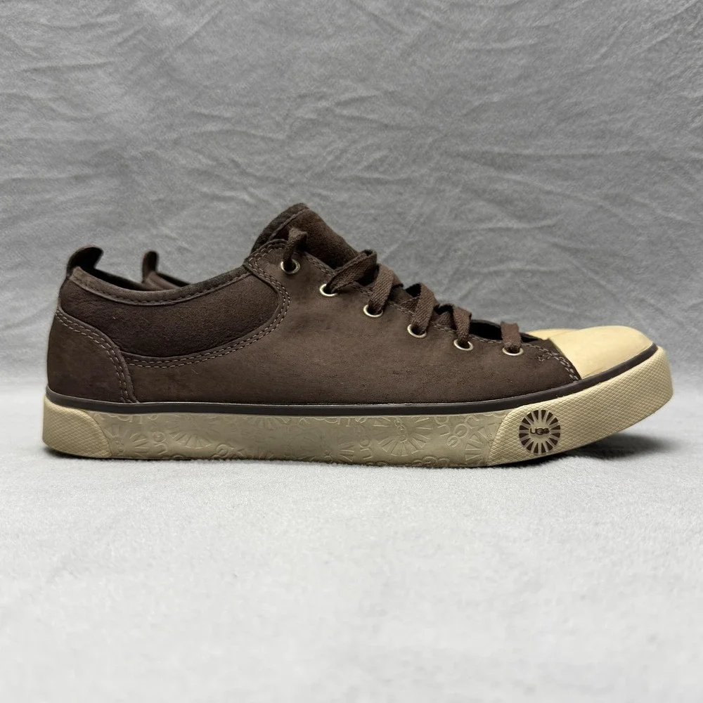 UGG Evera Shoes Womens Size 10‎ Brown Suede Low Top Casual Sneaker 1888